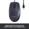 Ratón Logitech B100 OEM/ Hasta 800 DPI - LOGITECH (3)